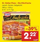 Pizza – Die Ofenfrische bei Netto Marken-Discount im Hillesheim Prospekt für 2,22 €