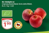Aktuelles Bio Tafeläpfel rot Angebot bei GLOBUS in Salzgitter ab 1,99 €