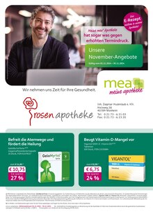 mea - meine apotheke Prospekt mit 2 Seiten (Langenfeld (Rheinland))