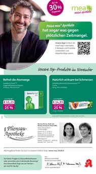 mea - meine apotheke Prospekt Unsere November-Angebote mit 4 Seiten