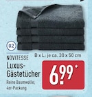 Luxus-Gästetücher im ALDI Nord Prospekt Luxus-Gästetücher von Novitesse im aktuellen ALDI Nord Prospekt für 6,99 €