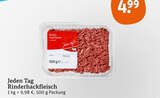 Rinderhackfleisch von Jeden Tag im aktuellen tegut Prospekt für 4,99 €