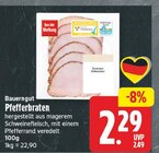 Pfefferbraten im Angebot bei WEZ in Herford Pfefferbraten Angebote von Bauerngut bei WEZ Herford für 2,29 €