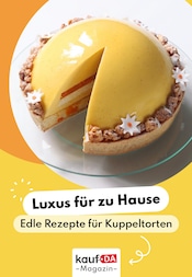 Aktueller Rezepte Prospekt mit Schüssel, "Kuppeltorten", Seite 1