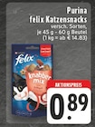 felix Katzensnacks bei EDEKA im Düsseldorf Prospekt für 0,89 €