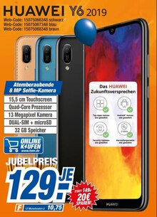 Smartphone Y6 2019 bei HEM expert in Schwäbisch Hall Smartphone Y6 2019 im Angebot bei HEM expert Schwäbisch Hall für 129,00 €