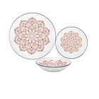 Service vaisselle 12 pièces "Illusia" - CARREFOUR HOME en promo à 19,99 € chez Carrefour Market Service vaisselle 12 pièces "Illusia" - CARREFOUR HOME dans le catalogue Carrefour Market