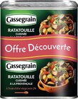 Ratatouille cuisinée à la Provençale - CASSEGRAIN à 4,50 € dans le catalogue Géant Casino