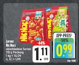 EDEKA Neuenmarkt - Nic Nacs Angebot im Prospekt Nic Nacs bei EDEKA im Neuenmarkt Prospekt für 0,99 €