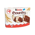 Barre chocolatée - KINDER COUNTRY en promo chez Carrefour Barre chocolatée - KINDER COUNTRY dans le catalogue Carrefour