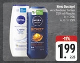 Duschgel Creme Soft im Angebot bei E center in Schweinfurt Duschgel Creme Soft Angebote von Nivea bei E center Schweinfurt für 1,99 €