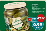 Cornichons im Angebot bei Penny in Schwäbisch Gmünd Cornichons Angebote von GREENLAND bei Penny Schwäbisch Gmünd für 0,99 €