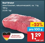 Beef Brisket Angebote bei Netto Marken-Discount Garbsen für 1,29 €