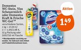 Bad-Reinigung Angebote von Domestos oder Viss bei tegut Ingolstadt für 1,49 €