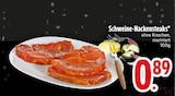 Aktuelles Schweine-Nackensteaks Angebot bei EDEKA in Augsburg ab 0,89 €