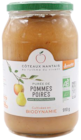Purée pommes poires - 910 g - CÔTEAUX NANTAIS en promo chez NaturéO Purée pommes poires - 910 g - CÔTEAUX NANTAIS dans le catalogue NaturéO