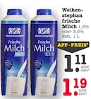Aktuelles Frische Milch 1,5% Fett Angebot bei E center in Wiesbaden ab 1,11 €