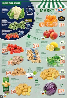 Tomaten im K+K - Klaas & Kock Prospekt "Wenn Lebensmittel, dann K+K" mit 12 Seiten (Bochum)