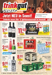 Aktueller Trinkgut GetrĂ€nkemĂ€rkte Prospekt fĂŒr Soest 15.12.2025 - 20.12.2025 Trinkgut Prospekt fĂŒr Soest mit 26 Seiten