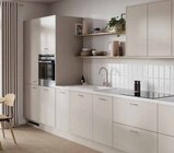 Cuisine Elcot décor beige sable en promo chez Castorama Antibes