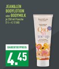 BODYLOTION oder BODYMILK im Angebot bei Marktkauf in Ibbenbüren BODYLOTION oder BODYMILK Angebote von Jean&Len bei Marktkauf Ibbenbüren für 4,45 €