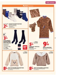 Prix et réduction Vêtements Garçon dans le prospectus Auchan Hypermarché en cours Offre Vêtements Garçon dans le catalogue Auchan Hypermarché du moment à la page 59