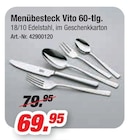 Menübesteck Vito 60-tlg. Angebote bei Möbel AS Neustadt für 69,95 €