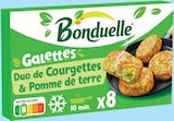 Galettes Duo de Courgettes & Pomme de Terre Surgelées - BONDUELLE - Intermarché Super à La Rochelle Galettes Duo de Courgettes & Pomme de Terre Surgelées - BONDUELLE en promo chez Intermarché Super La Rochelle à 1,79 €