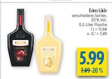 Likör Edler Kirsch Angebote von Eckes bei diska Erlangen für 5,99 €