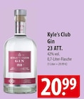 Gin 23 ATT. im Angebot bei famila Nordost in Neumünster Gin 23 ATT. Angebote von Kyle’s Club bei famila Nordost Neumünster für 20,99 €