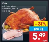 Ente im Angebot bei Netto Marken-Discount in Kaufbeuren Ente Angebote bei Netto Marken-Discount Kaufbeuren für 5,49 €
