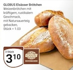 Elsässer Brötchen im Angebot bei GLOBUS in Zwickau Elsässer Brötchen Angebote von GLOBUS bei GLOBUS Zwickau für 3,10 €