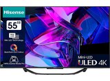55 Zoll LED Fernseher im MediaMarkt Saturn Prospekt 55U7KQ Mini LED TV (Flat, 55 Zoll / 139 cm, UHD 4K, SMART TV) von HISENSE im aktuellen MediaMarkt Saturn Prospekt für 604,99 €