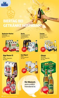 Bier im Huster Prospekt "Aktuelle Angebote" mit 8 Seiten (Gera)