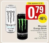 Energy Drink im Angebot bei WEZ in Minden Energy Drink Angebote von Monster bei WEZ Minden für 0,79 €