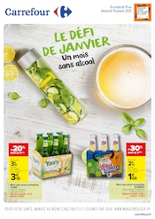 Prospectus Carrefour à Bruay-la-Buissière, "LE DÉFI DE JANVIER Un mois sans alcool", 4 pages de promos valables du 10/01/2025 au 19/01/2025