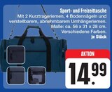 Sport- und Freizeittasche bei E center im Seßlach Prospekt für 14,99 €