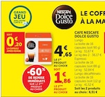 Café - NESCAFE DOLCE GUSTO - U Express à Alès Café - NESCAFE DOLCE GUSTO en promo chez U Express Alès à 1,86 €