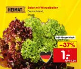 Salat mit Wurzelballen Angebote von HEIMAT bei Netto Marken-Discount Pforzheim für 1,00 €
