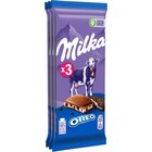 Tablettes de chocolat "X3" - MILKA en promo chez Carrefour Châtillon à 4,79 €