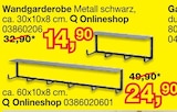 Wandgarderobe ca. 30x10x8 cm im Angebot bei Opti-Megastore in Suhl Wandgarderobe ca. 30x10x8 cm Angebote bei Opti-Megastore Suhl für 14,90 €