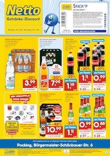 Netto Marken-Discount Prospekt "DER ORT, AN DEM DU IMMER AUSGEZEICHNETE PREISE FINDEST." mit  Seiten (Pocking)