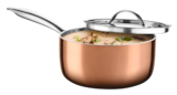 Casserole avec revêtement en cuivre premium - SILVERCREST - Lidl à Mérignac Casserole avec revêtement en cuivre premium - SILVERCREST en promo chez Lidl Mérignac à 23,99 €