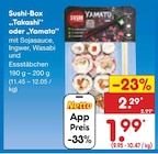 Sushi-Box Takashi Angebote bei Netto Marken-Discount Recklinghausen für 1,99 €