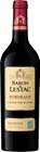 AOP Bordeaux Rouge - BARON DE LESTAC - Intermarché Super à La Rochelle AOP Bordeaux Rouge - BARON DE LESTAC en promo chez Intermarché Super La Rochelle à 2,79 €