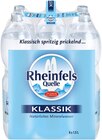 Mineralwasser Angebote von Rheinfels Quelle bei REWE Erkelenz für 2,99 €