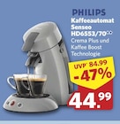 Kaffeeautomat Senseo HD6553/70 Angebote von Philips bei combi Bünde für 44,99 €