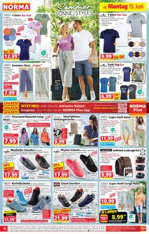 Schuhe im aktuellen Norma Prospekt (Rostock) Schuhe im Norma Prospekt "Mehr fürs Geld" mit 21 Seiten (Rostock)