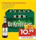 Feinherbes Pilsner von Ur-Krostitzer für 10,99 € bei Netto Marken-Discount im Angebot Feinherbes Pilsner von Ur-Krostitzer im aktuellen Netto Marken-Discount Prospekt