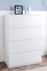 Commode 4 tiroirs en promo chez B&M Le Mans à 72,95 €